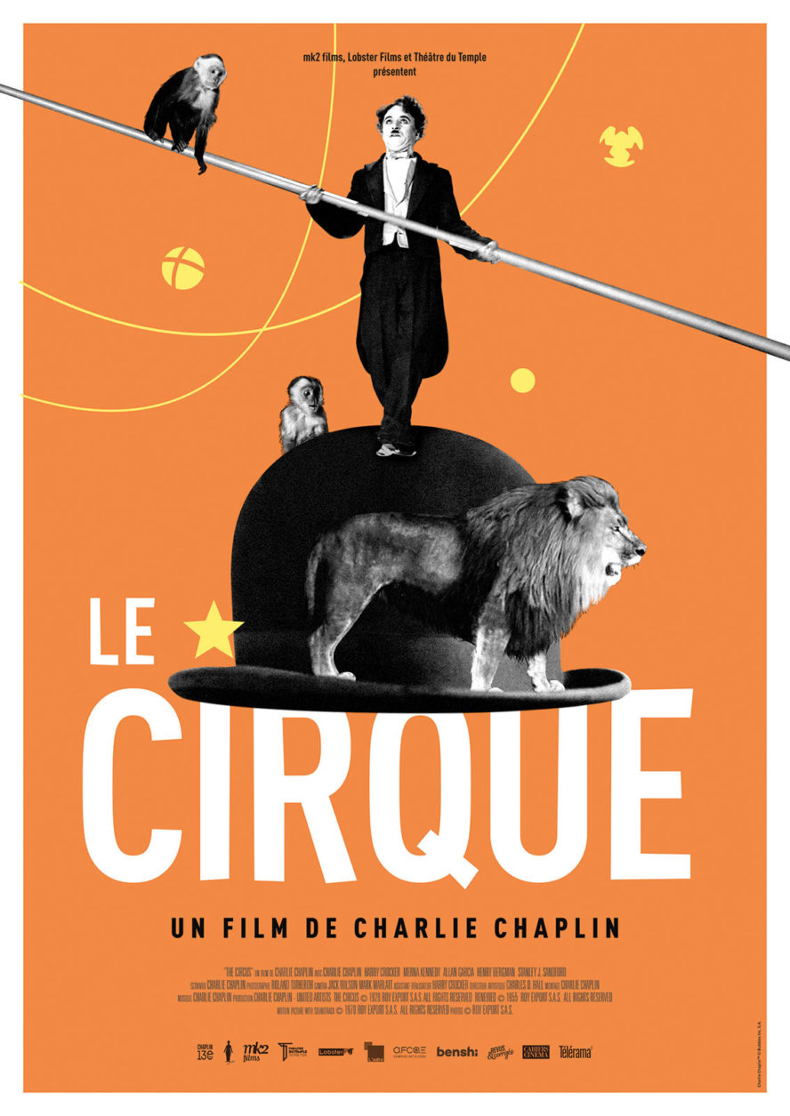Affiche charlie chaplin le cirque